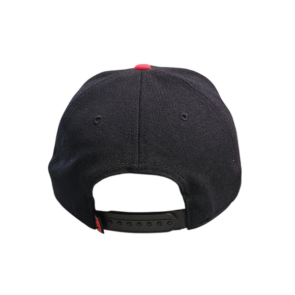 Nike True Hat Men's‎ LeBron James X Lion Logo Black Red Snapback Wool Cap - Picture 4 of 5